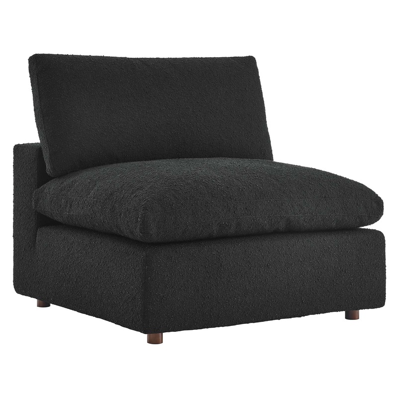 Commix Down Filled Overstuffed Boucle Fabric Armless Chair By Modway - EEI-6257