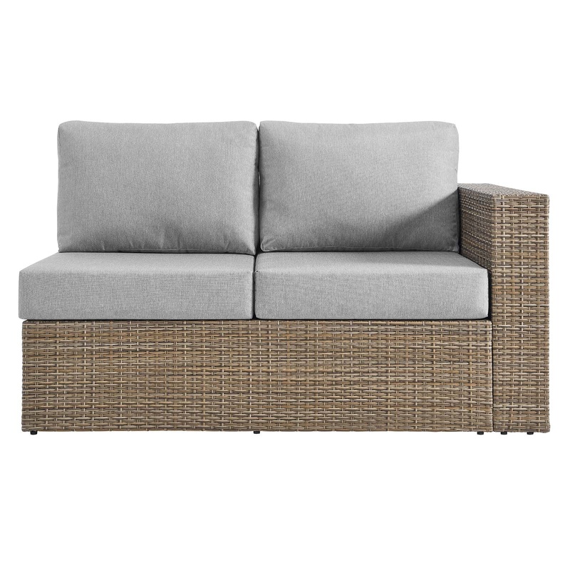 Convene Outdoor Patio Outdoor Patio Right-Arm Loveseat By Modway - EEI-6242