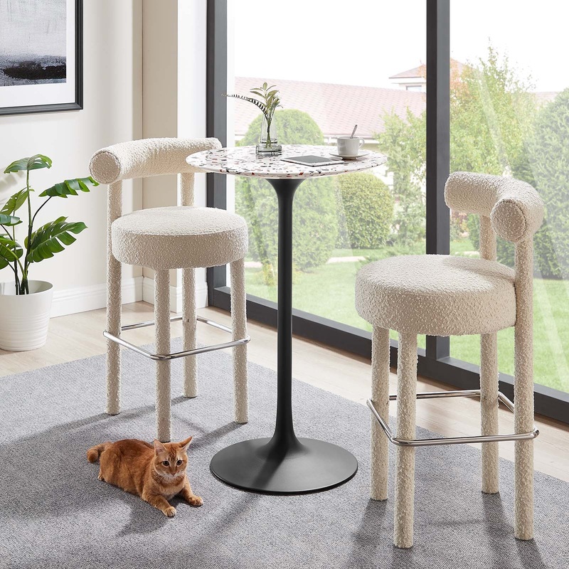 Lippa 28" Round Terrazzo Bar Table By Modway - EEI-5709