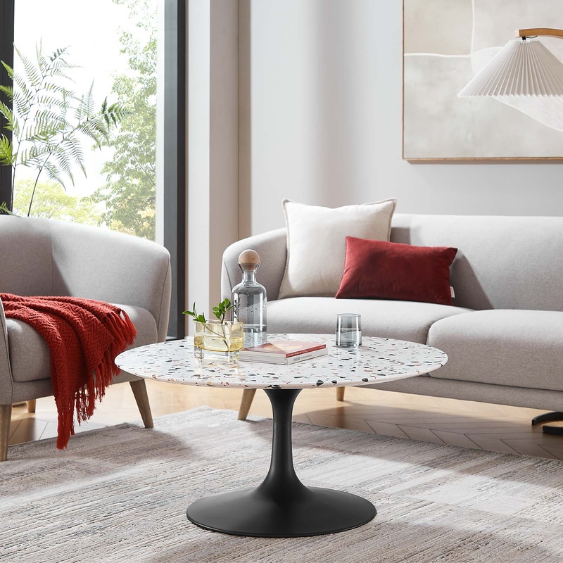 Lippa 36" Round Terrazzo Coffee Table By Modway - EEI-5721