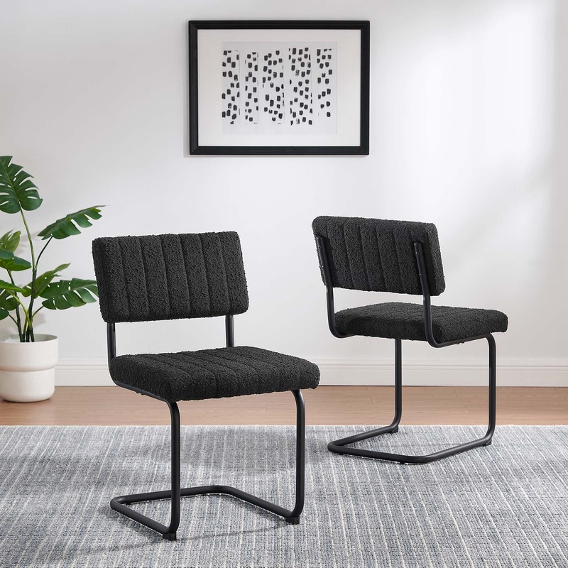 Parity Boucle Dining Side Chairs - Set of 2 By Modway - EEI-6469