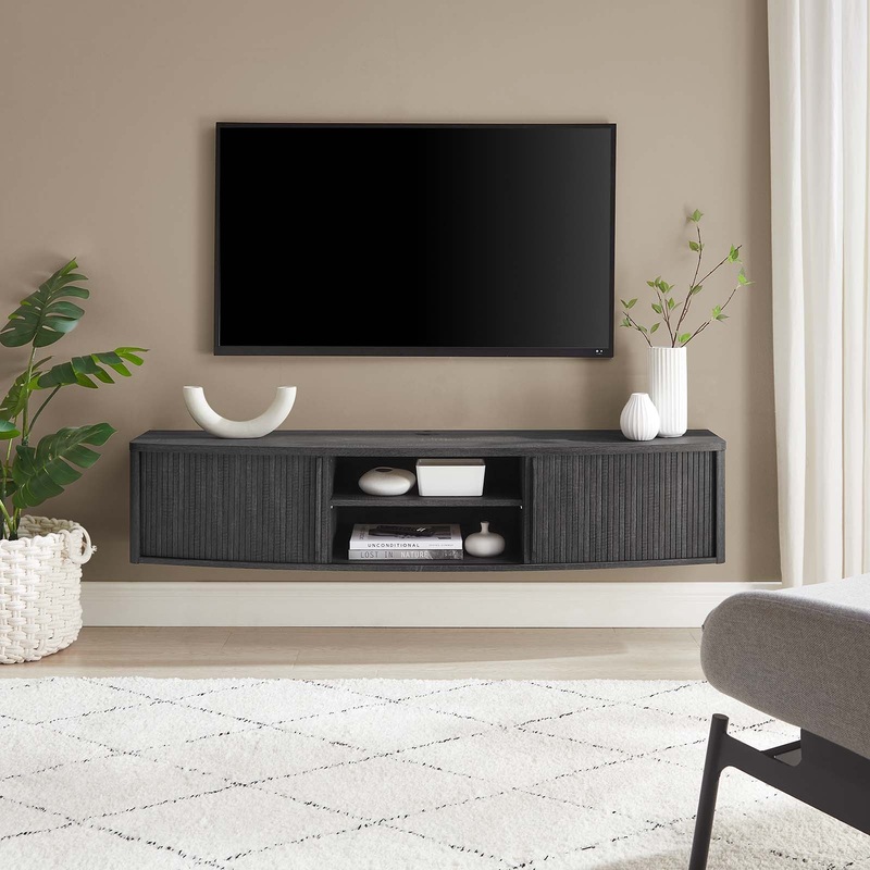 Resonance 60" Wall-Mount TV Stand By Modway - EEI-6182