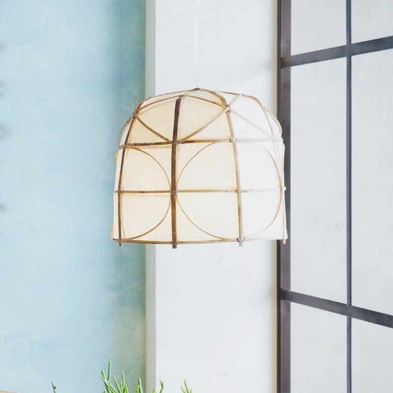 Roost Jari Bamboo & Paper Pendants