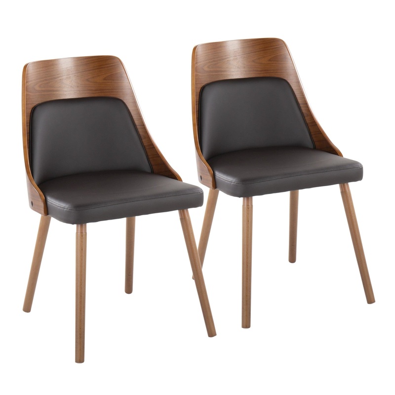 Anabelle Chair (Set of 2) Brown By LumiSource