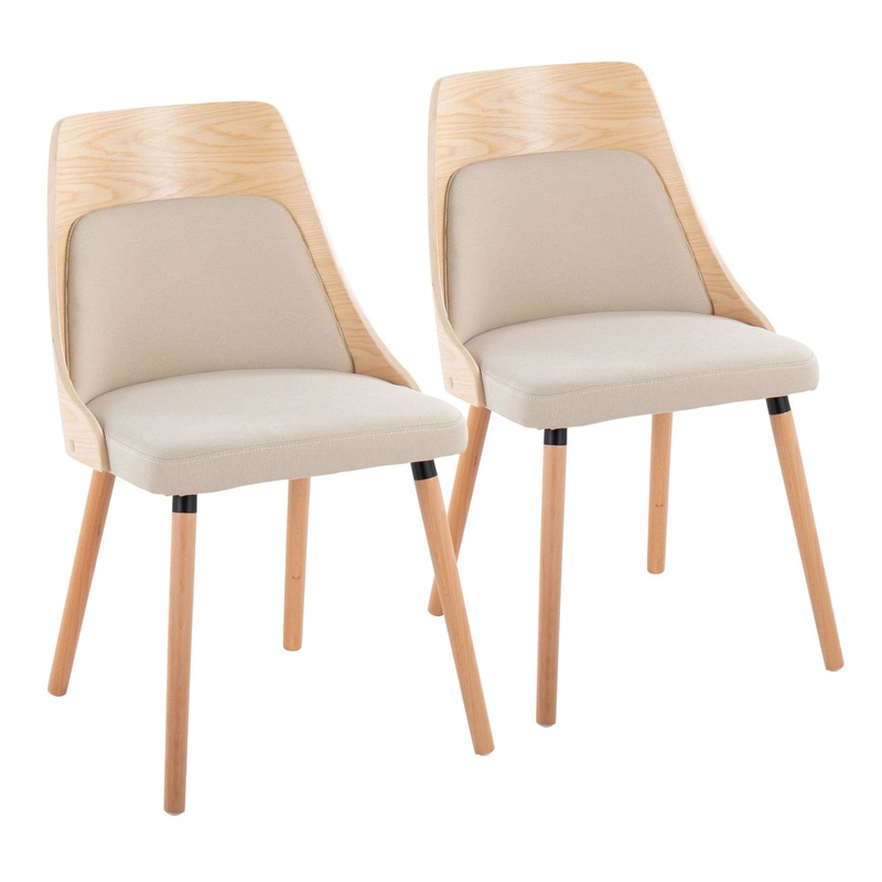 Anabelle Chair (Set of 2) Cream By LumiSource