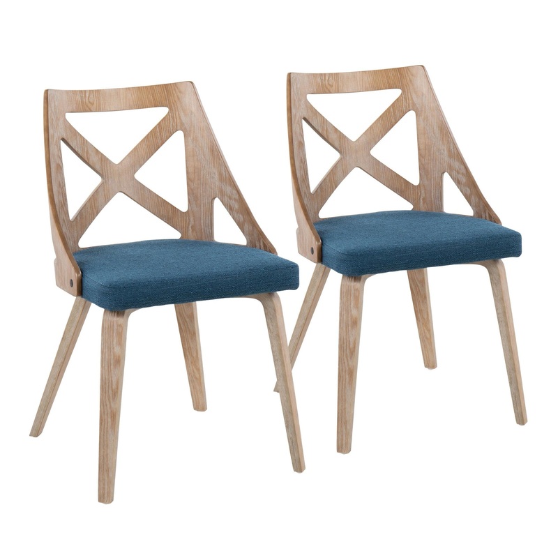 Charlotte Chair - Set of 2 Blue By LumiSource