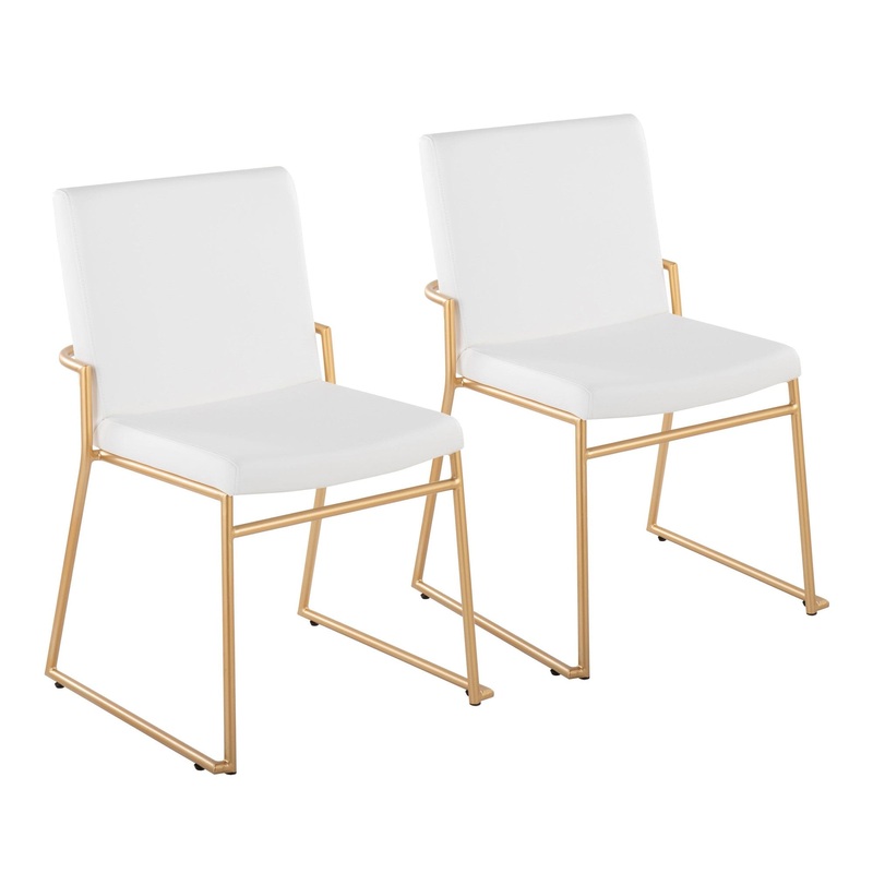 Dutchess Dining Chair - Set of 2 White By LumiSource