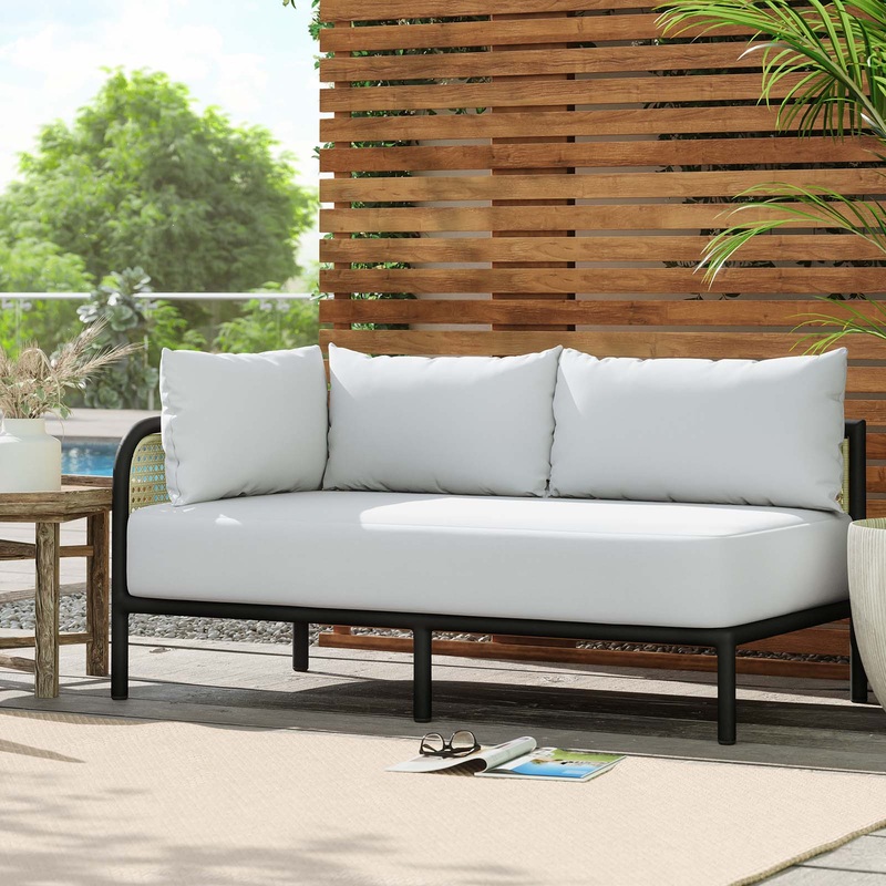 Hanalei Outdoor Patio Left-Arm Loveseat By Modway - EEI-5022