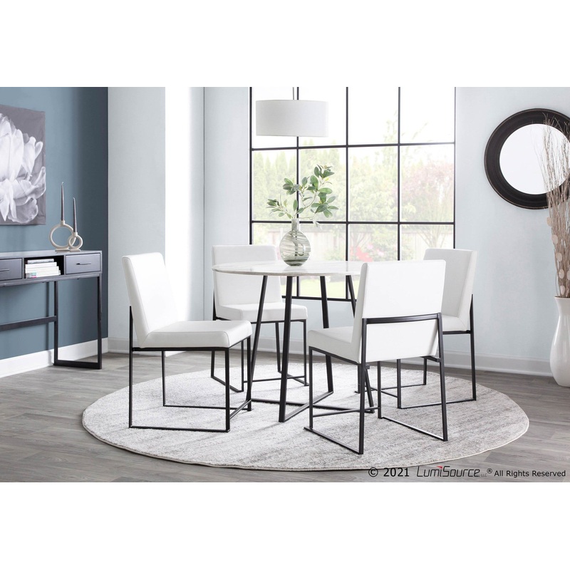 High Back Fuji Dining Chair - Set of 2 White By LumiSource