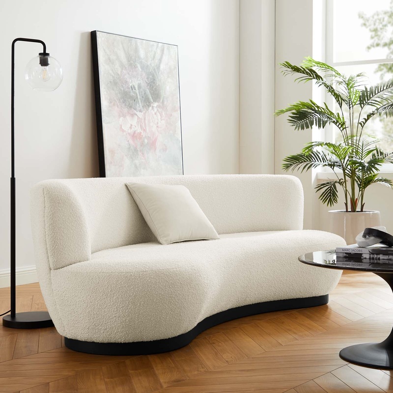 Kindred Boucle Upholstered Upholstered Fabric Sofa By Modway - EEI-5488