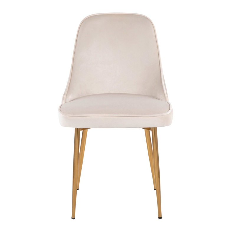 Marcel Dining Chair - Set of 2 Cream By LumiSource - DC-MARCL AUW2