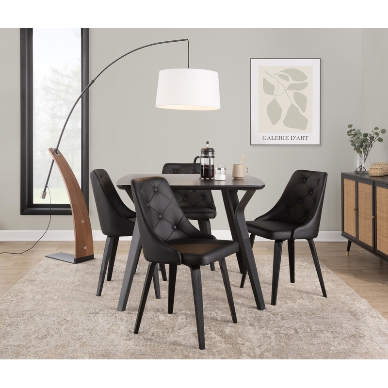 Marche Chair - Set of 2 Black By LumiSource - CH-MARCHEPU-HLBW2 BKBK2