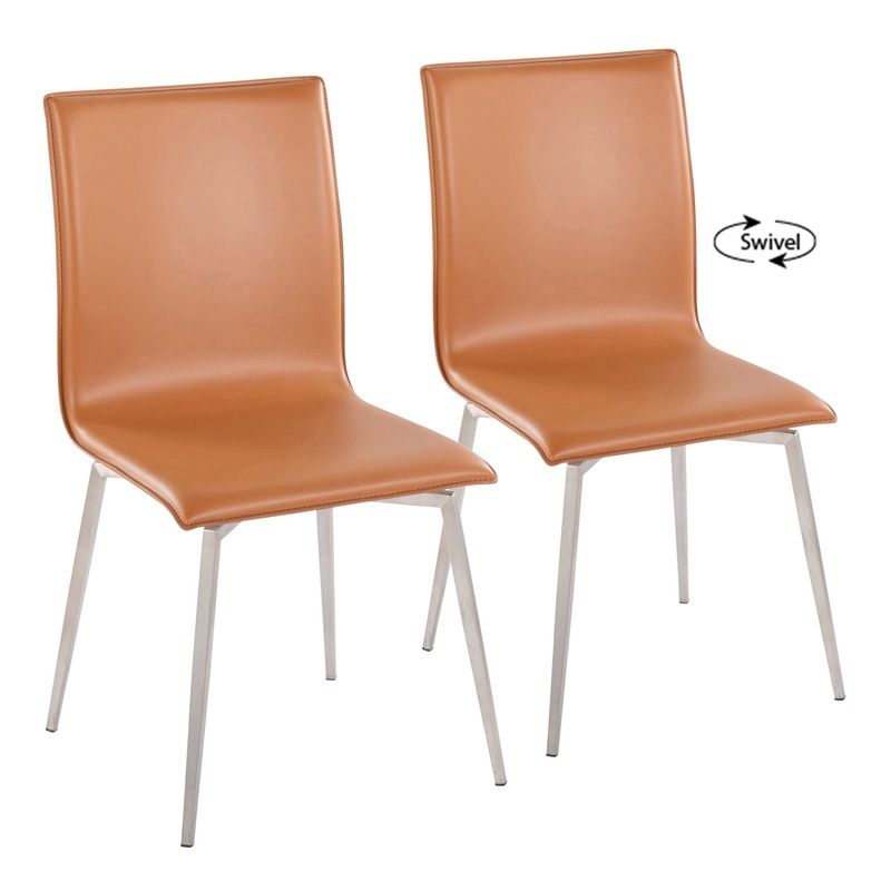 Mason Upholstered Chair - Set of 2 Cream By LumiSource