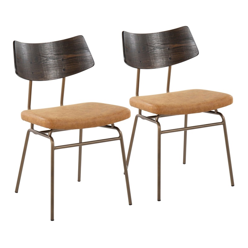 Walker Chair - Set of 2 Yellow By LumiSource