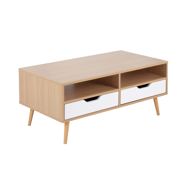 Astro Coffee Table White By LumiSource