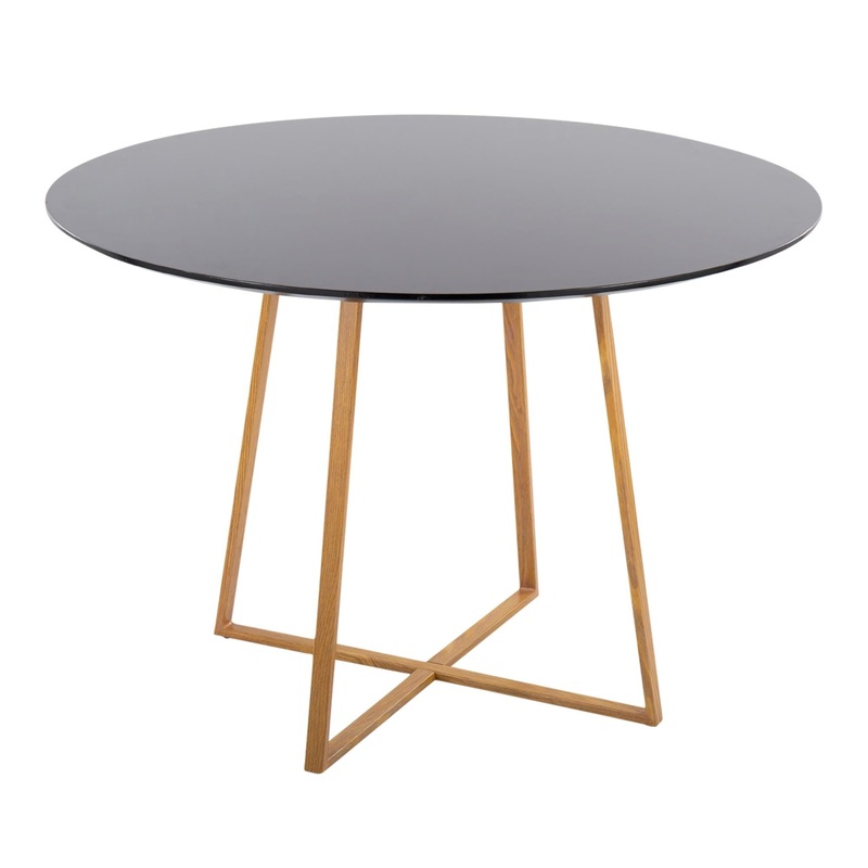 Cosmo 43" Dining Table Natural By LumiSource - DT-43COSMO2 NANCBK