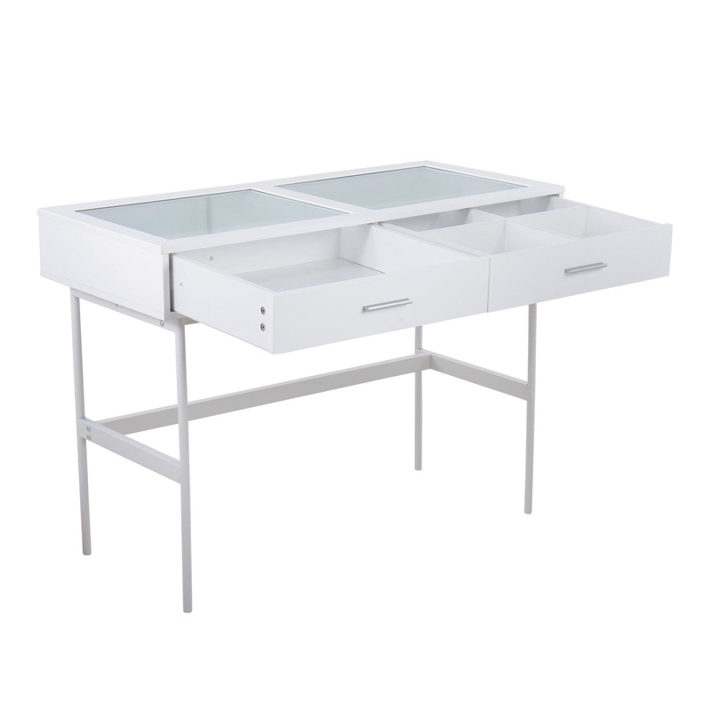 Emery Console Table White By LumiSource