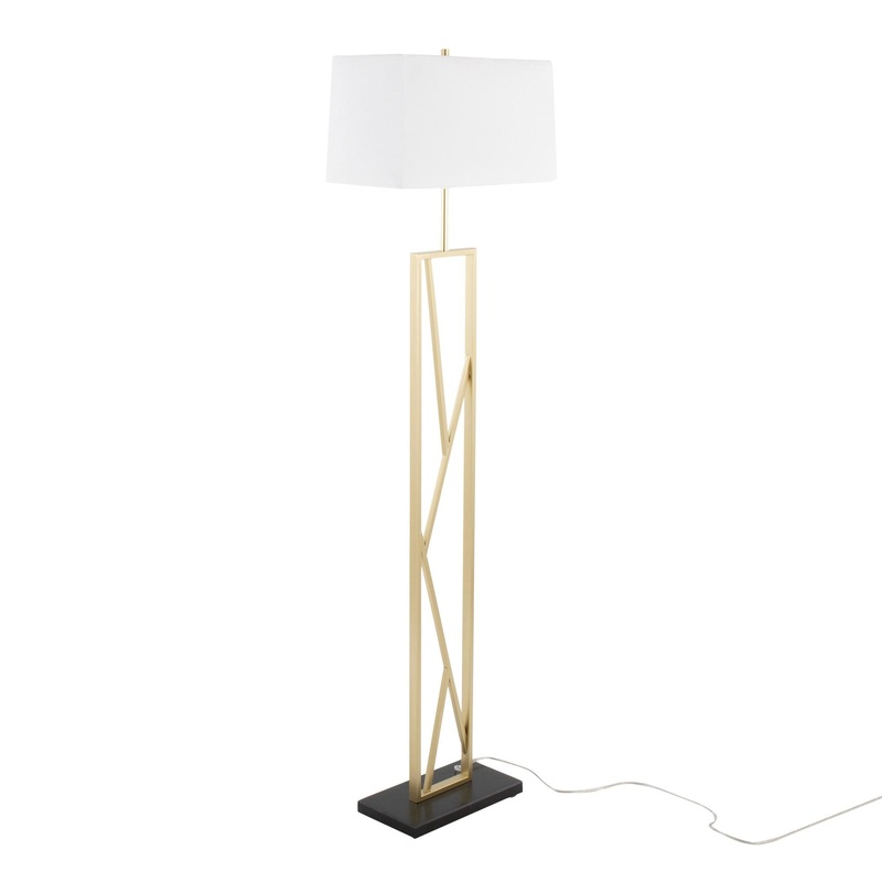 Folia Floor Lamp Black By LumiSource