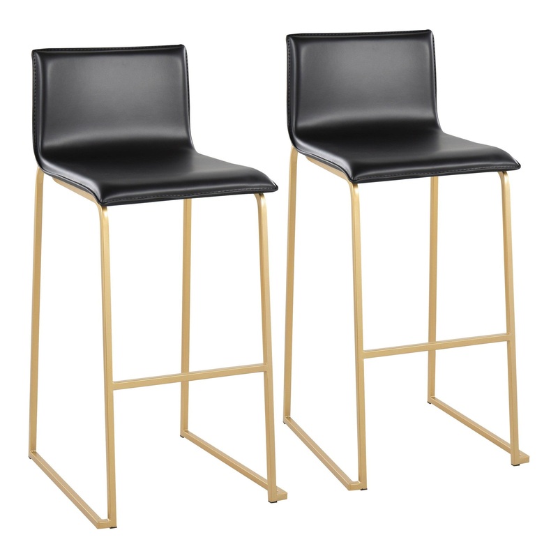 Mara Barstool - Set of 2            Black By LumiSource - B30-MARAUP AUBK2