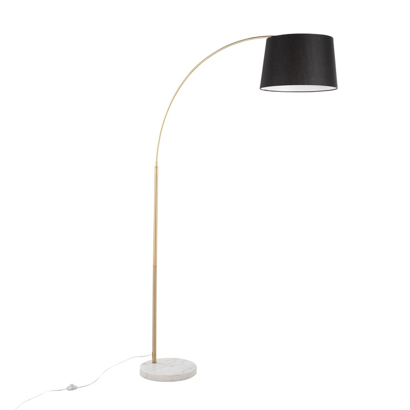 March Floor Lamp Black By LumiSource