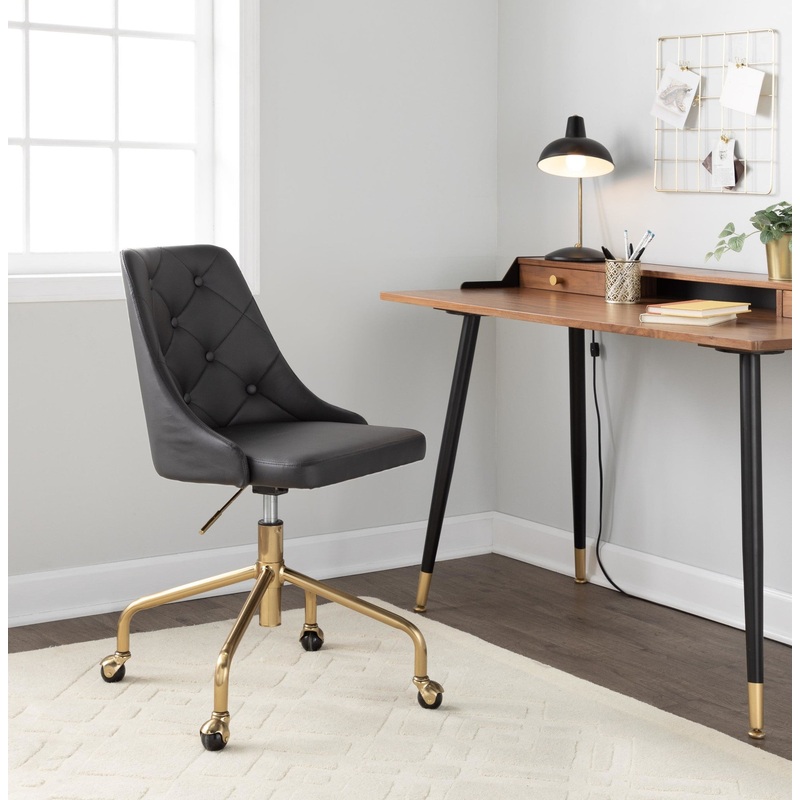 Marche Office Chair Black By LumiSource