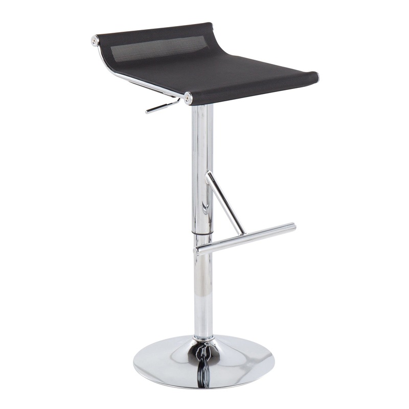 Mirage Ale Bar Stool Black By LumiSource