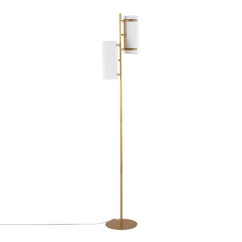 Rhonda Floor Lamp White By LumiSource