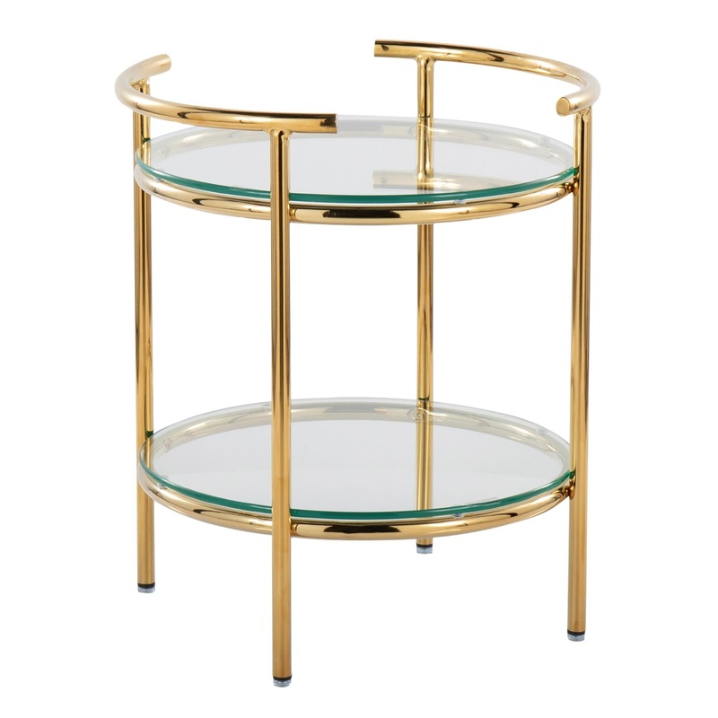 Rhonda Side Table Transparent By LumiSource