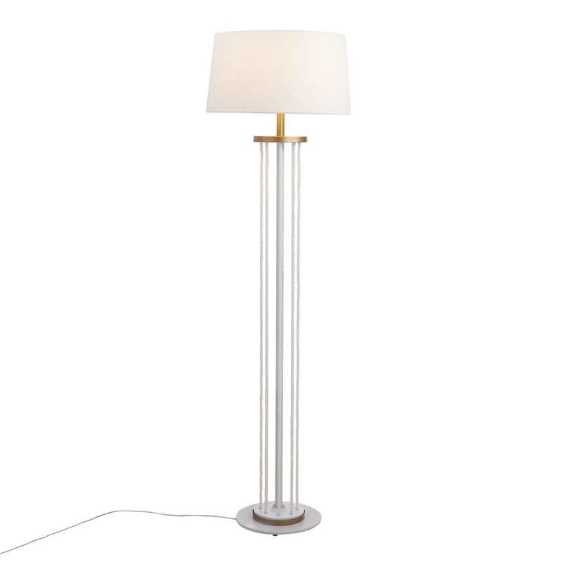 Rope Floor Lamp White By LumiSource