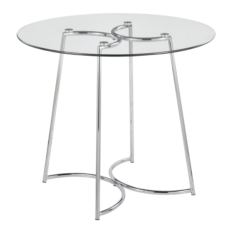 Cece Dinette Table Transparent By LumiSource - DT-CECE35 GL