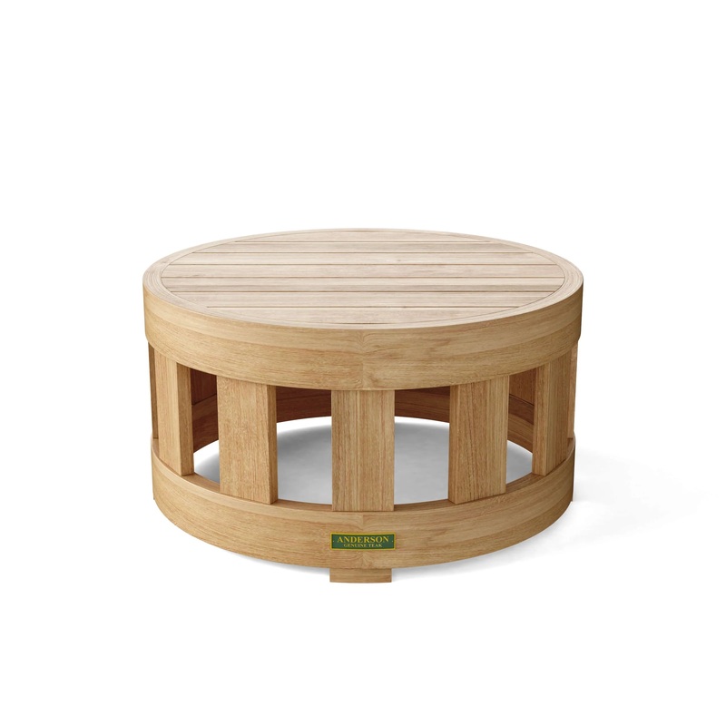Circular Coffee Table By Anderson Teak
