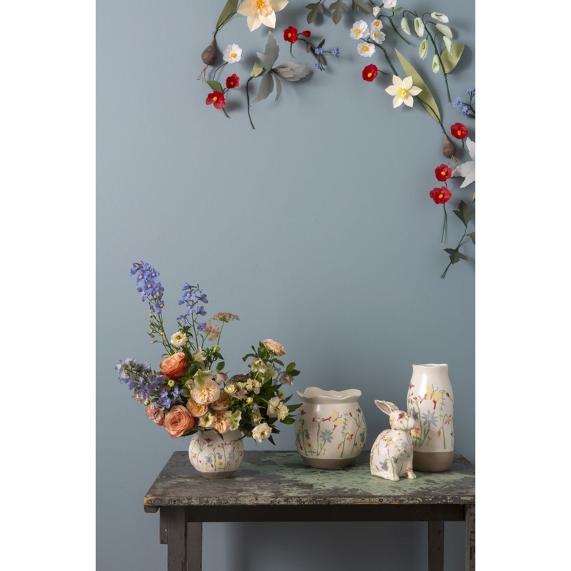 Flower Fields Collection Pot By Accent Decor