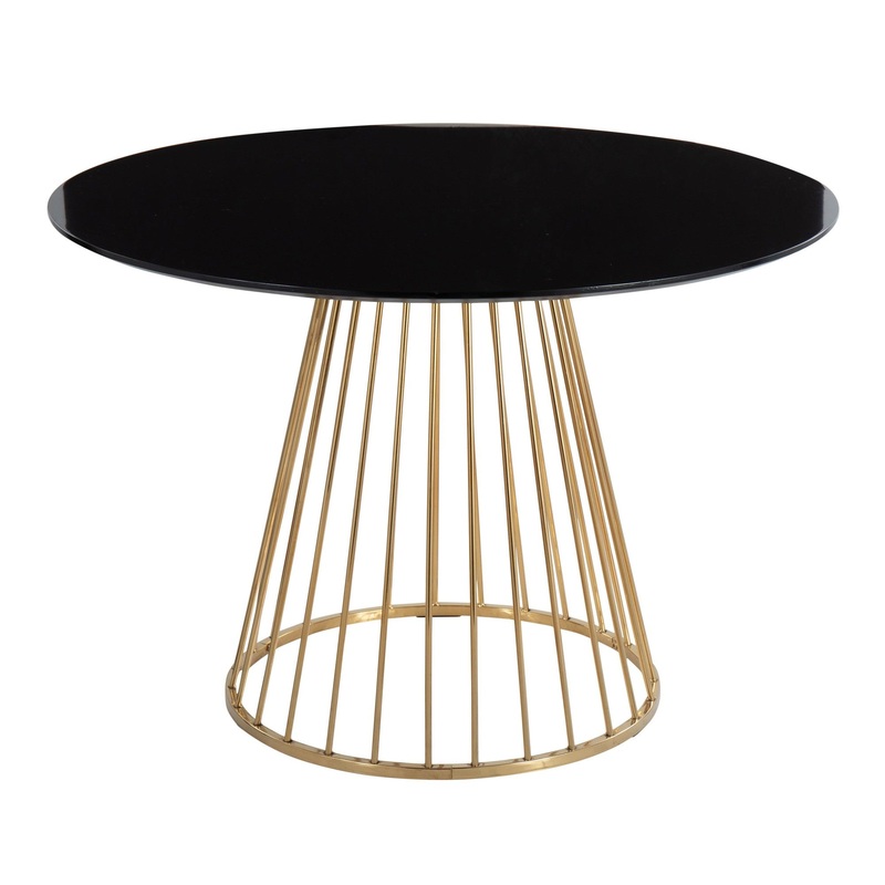 Canary Dining Table Gold  By LumiSource