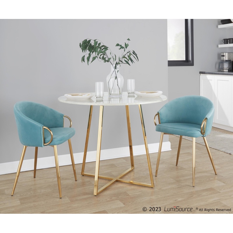 Claire Chair - Set of 2 Blue By LumiSource