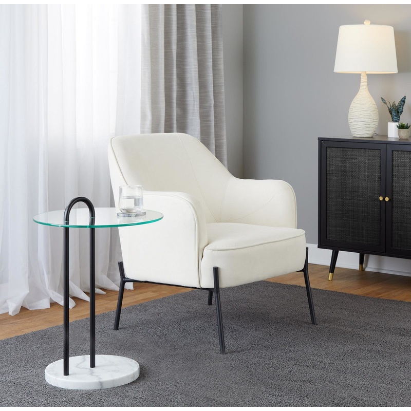 Claire Side Table By LumiSource