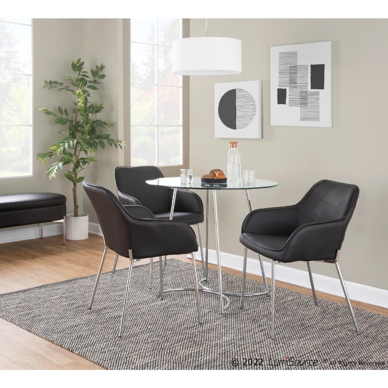 Daniella Dining Chair - Set of 2 Black By LumiSource