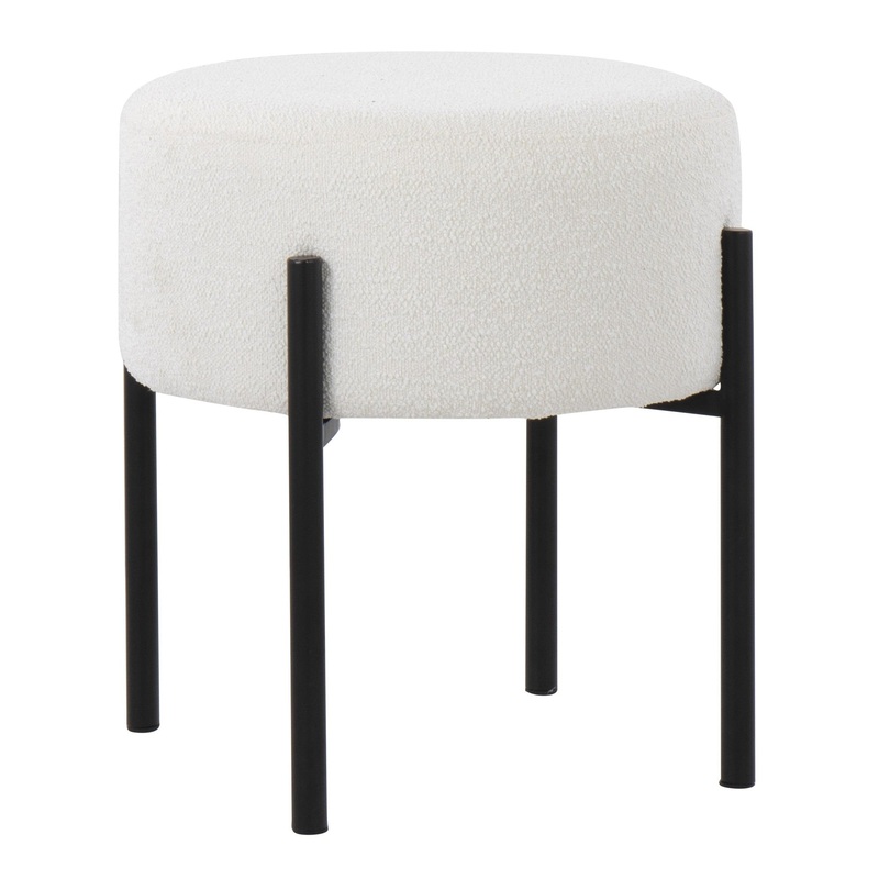 Daniella Ottoman Cream By LumiSource