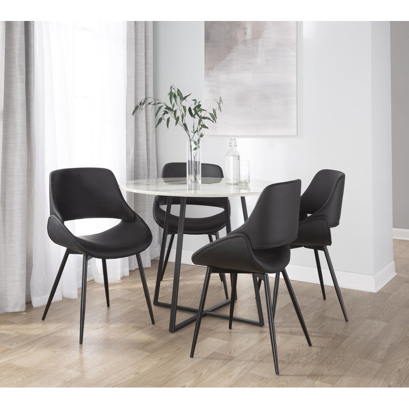 Fabrico Chair - Set of 2 Black By LumiSource