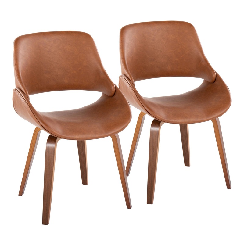 Fabrico Chair - Set of 2 Brown By LumiSource