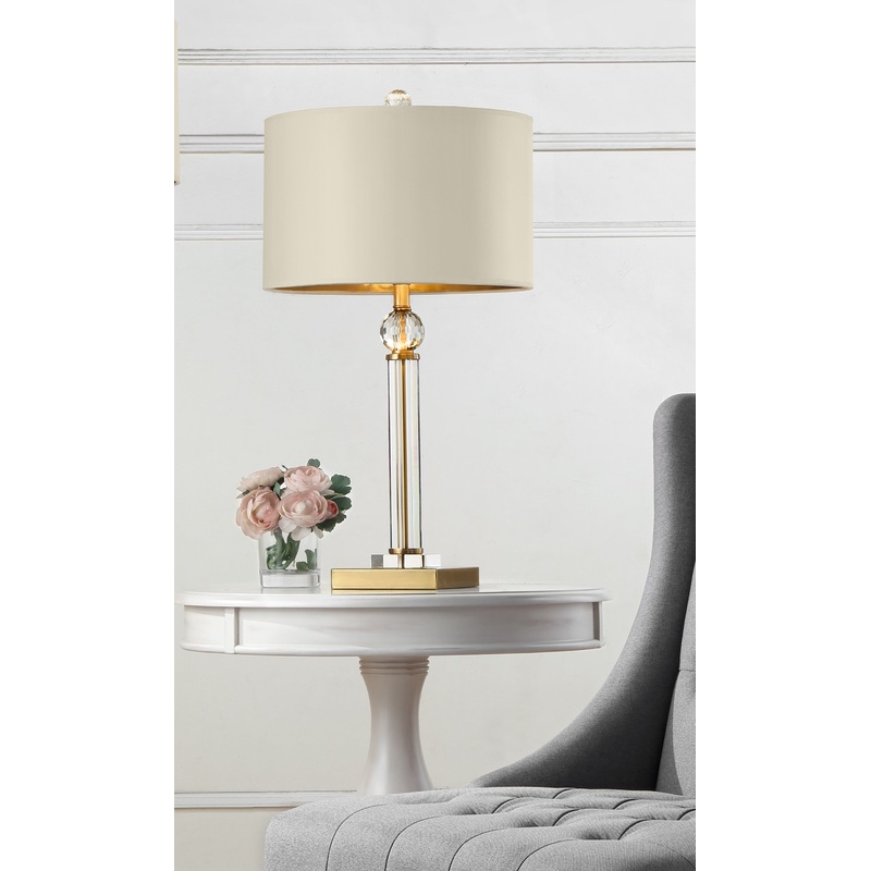 Gold Crystal Accent Desk Lamp By Homeroots