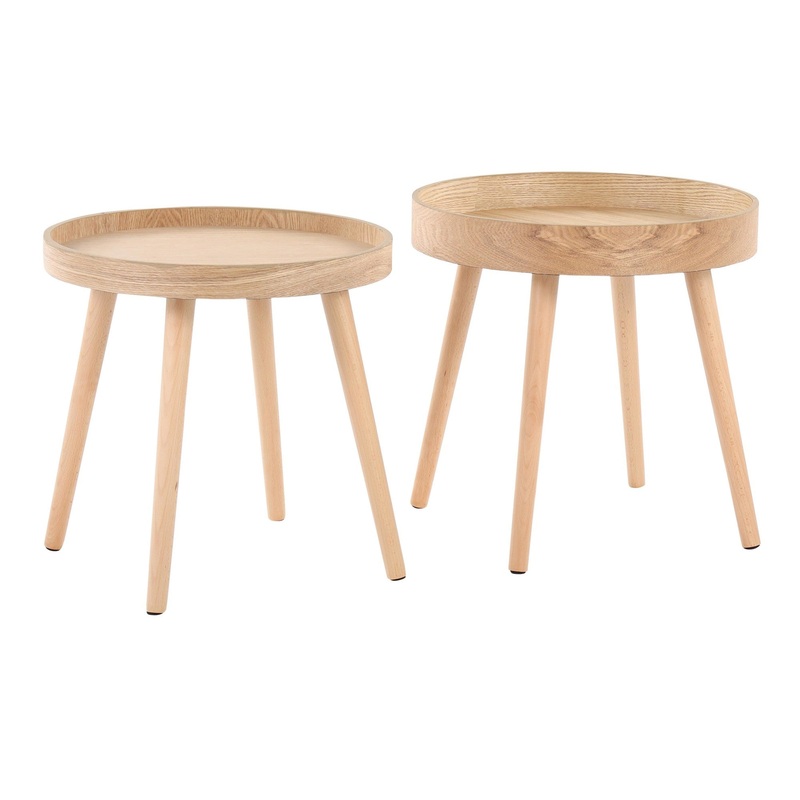 Pebble Side Table Set By LumiSource
