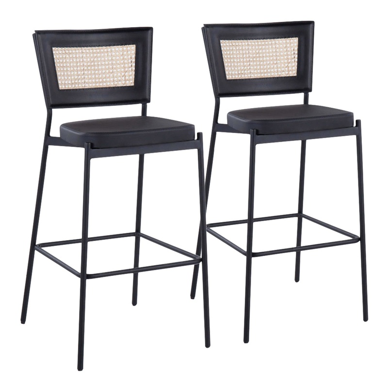 Rattan Tania Bar Stool - Set of 2 By LumiSource