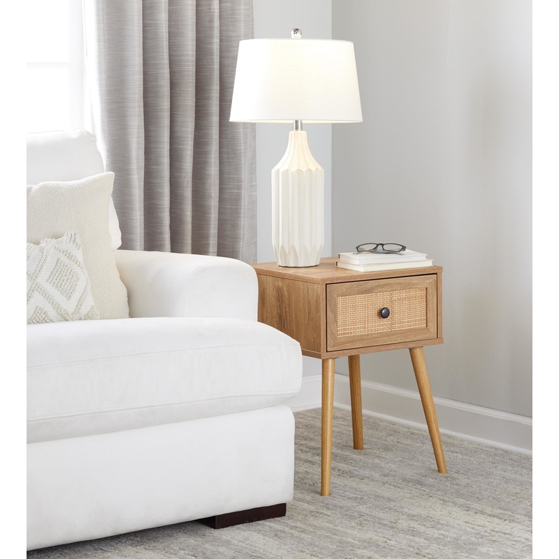 Stella 23" Ceramic Table Lamp Cream By LumiSource