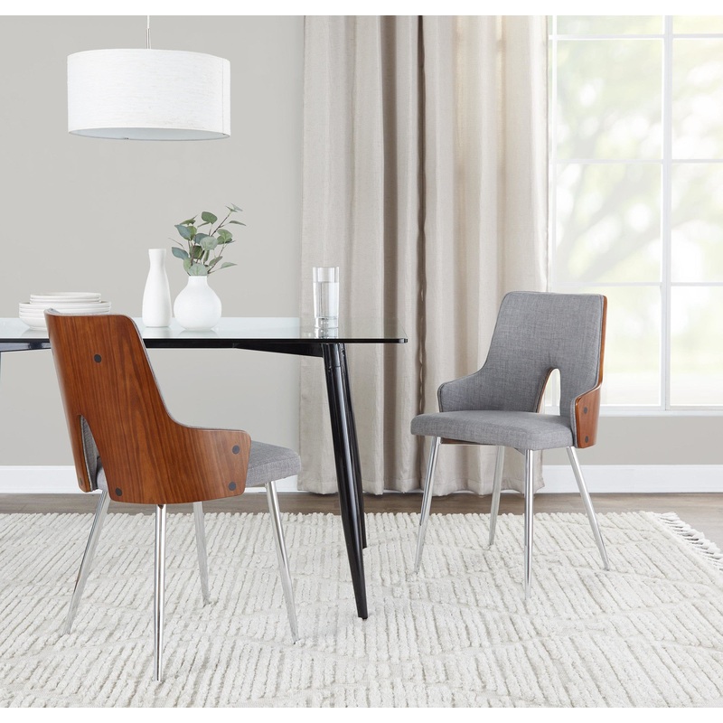 Stella Chair - Set of 2 Gray By LumiSource
