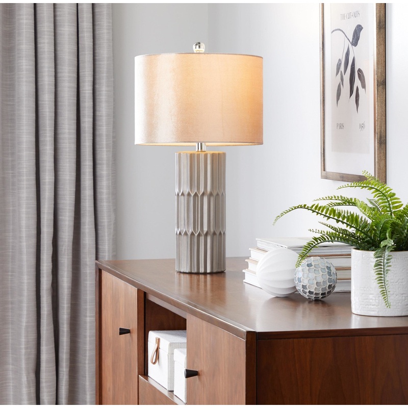 Tania 22" Ceramic Table Lamp By LumiSource