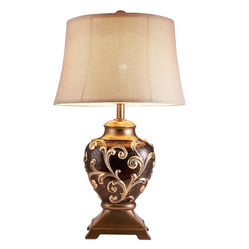 Ancient Baroque Styled Table Lamp By Homeroots