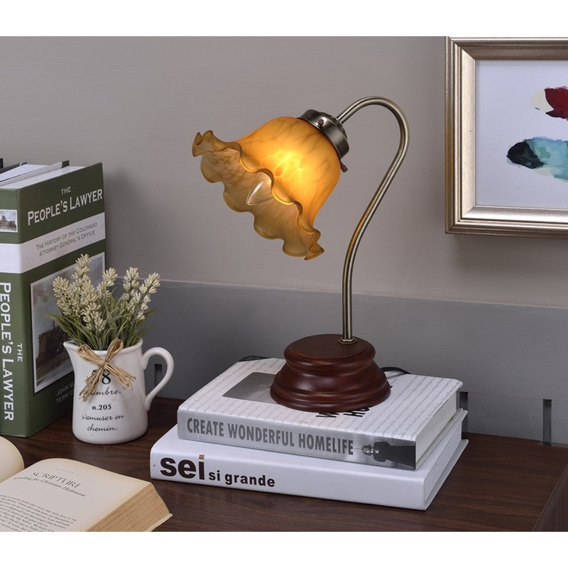 Traditional Gooseneck Table Lamp By Homeroots