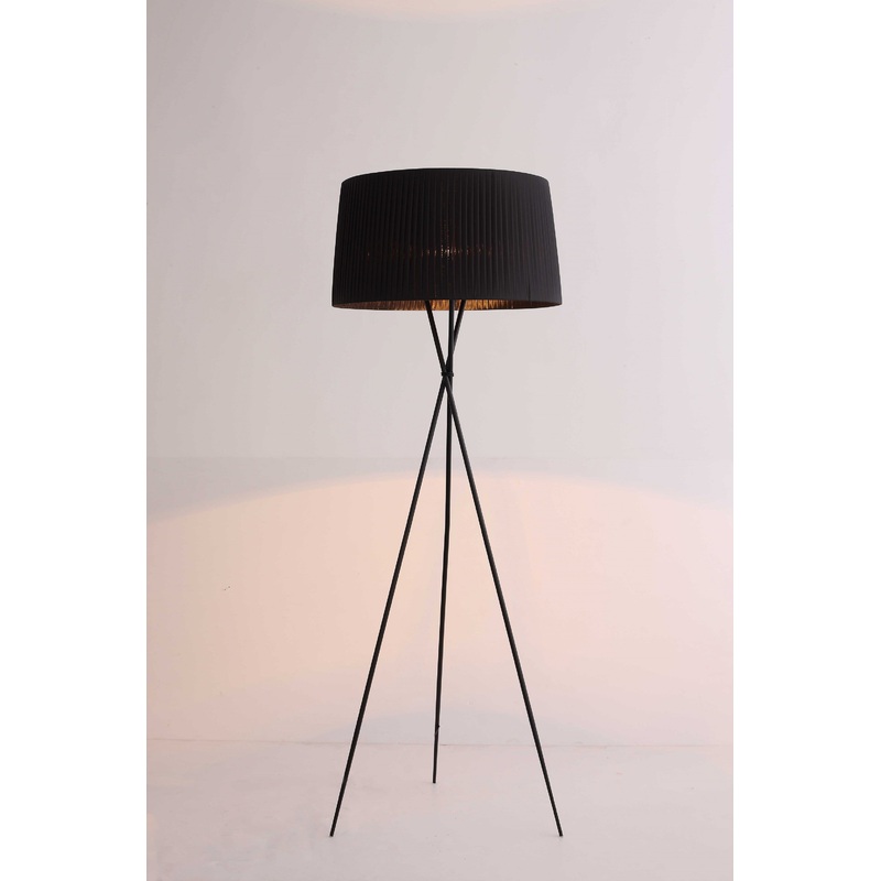 Black Carbon Floor Lamp - 372220