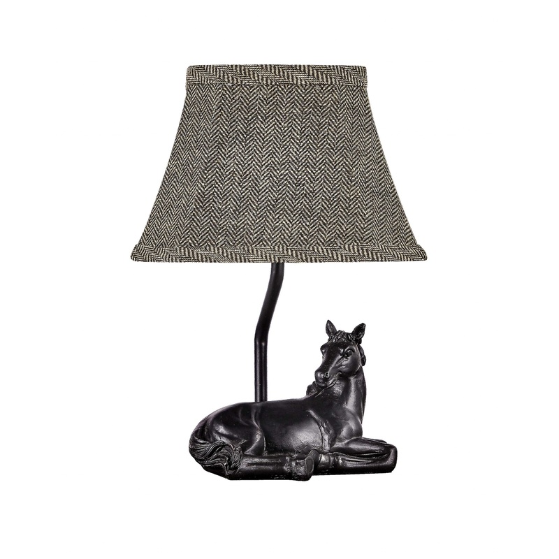Horse Rests Peacefully Accent Lamp By Homeroots