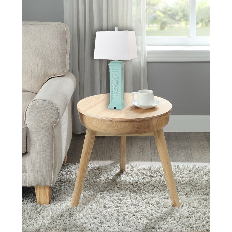 Set of 2 Aqua Seahorse Shutter Base Table Lamps By Homeroots